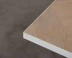 FeelDesign Cliff matbord 200 cm vit / ek