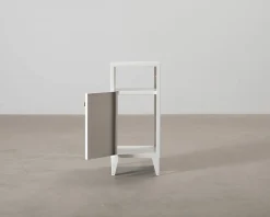 FeelDesign Plate nattduksbord vit