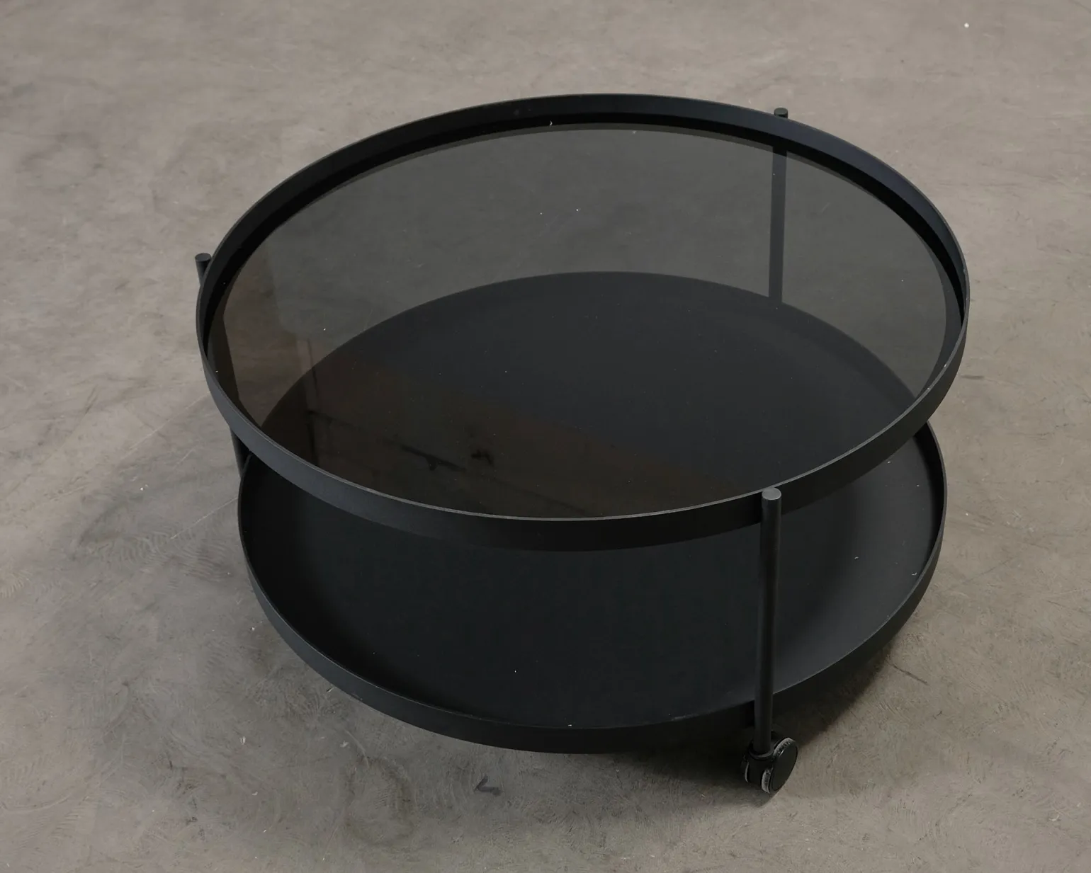 FeelDesign Solo soffbord ø 90 cm svart