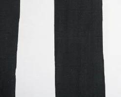 Finarte Stripe matta svart 140 x 200 cm