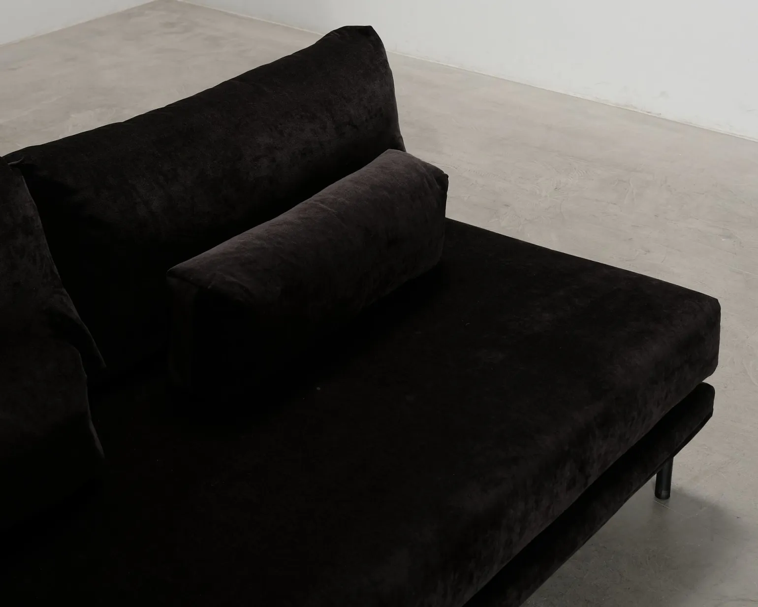 Finsoffat Duo 2-sits soffa svart