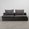 Flexform Groundpiece 2-sits modulsoffa mörkgrå