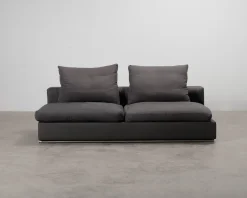 Flexform Groundpiece 2-sits modulsoffa mörkgrå