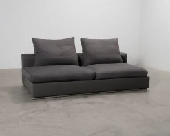 Flexform Groundpiece 2-sits modulsoffa mörkgrå