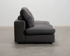 Flexform Groundpiece 2-sits modulsoffa mörkgrå