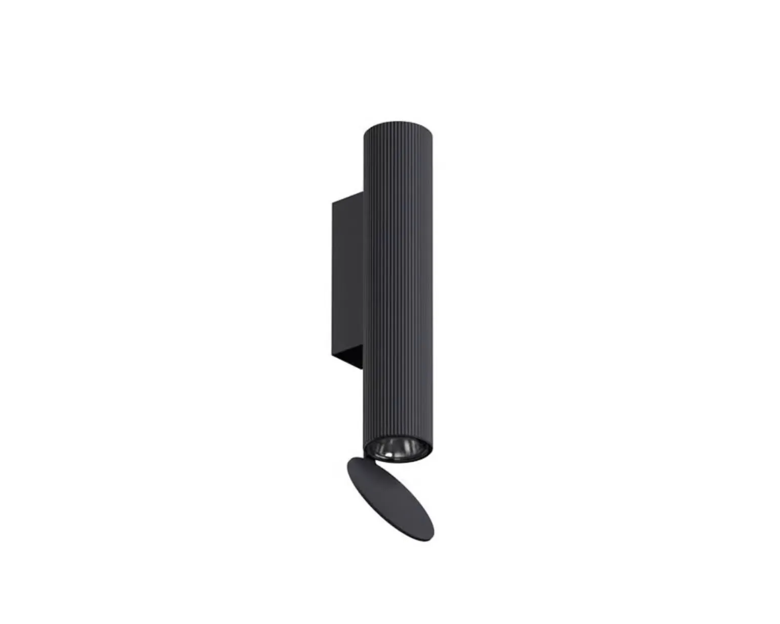 Flos Flauta H225 Riga vägglampa svart
