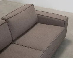 Forms & Objects Olivia 3-sits soffa brun