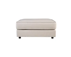Forms & Objects Olivia 3-sits soffa med fotpall