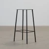 Frama Adam barpall 76 cm svart / läder