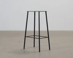 Frama Adam barpall 76 cm svart / läder