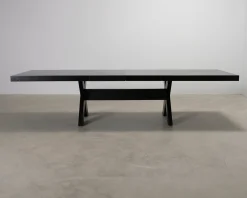 Förlängningsbart matbord cm svart