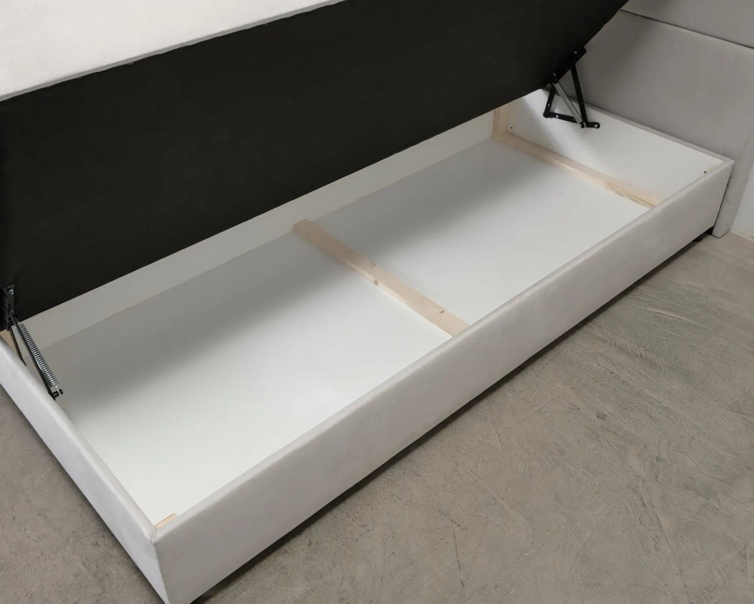 Frodsham säng 90 cm ljusgrå
