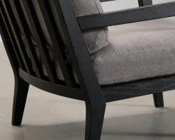Furninova Karetta fåtölj grå / svart