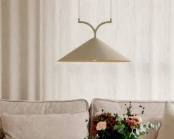 Globen Lighting Curve 3 pendellampa beige