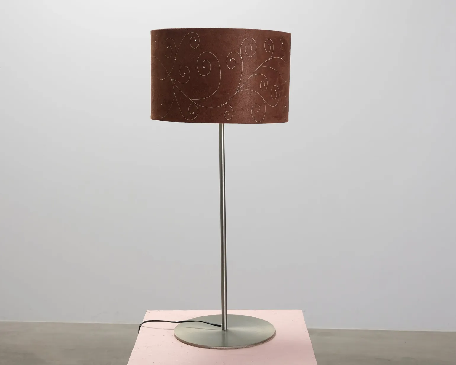 Golvlampa brun / metall
