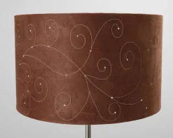 Golvlampa brun / metall