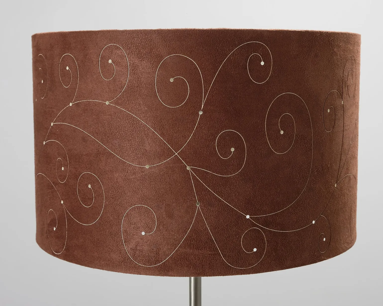Golvlampa brun / metall