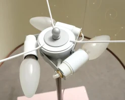 Golvlampa brun / metall