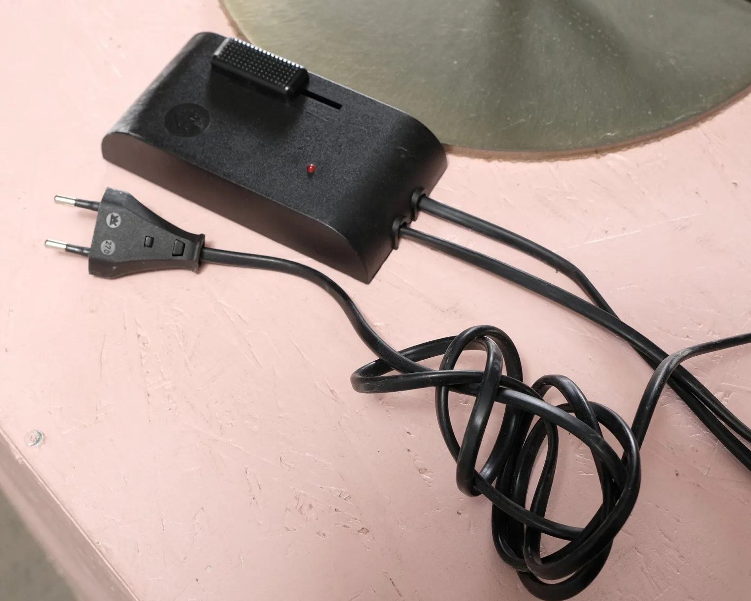 Golvlampa brun / metall