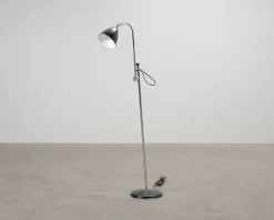 GUBI Bestlite BL3S golvlampa svart / krom