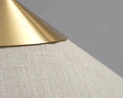 GUBI Tynell 9602 golvlampa canvas / mässing