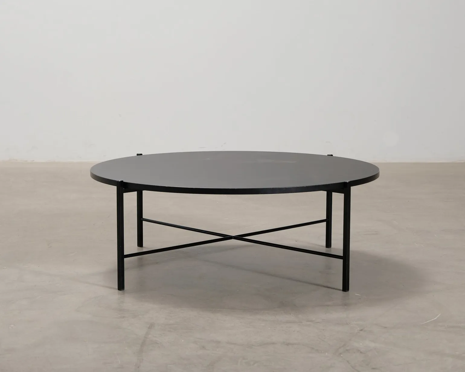 Hakola Round soffbord ø 90 cm svart