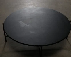 Hakola Round soffbord ø 90 cm svart