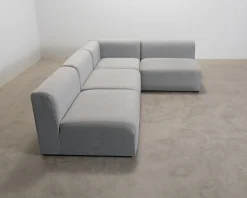 Hay Mags 4-sits hörnsoffa grå