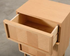 Hübsch Herringbone nattduksbord ek