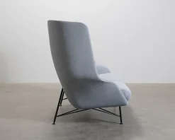 Herman Miller Striad Lounge 2-sits soffa ljusblå
