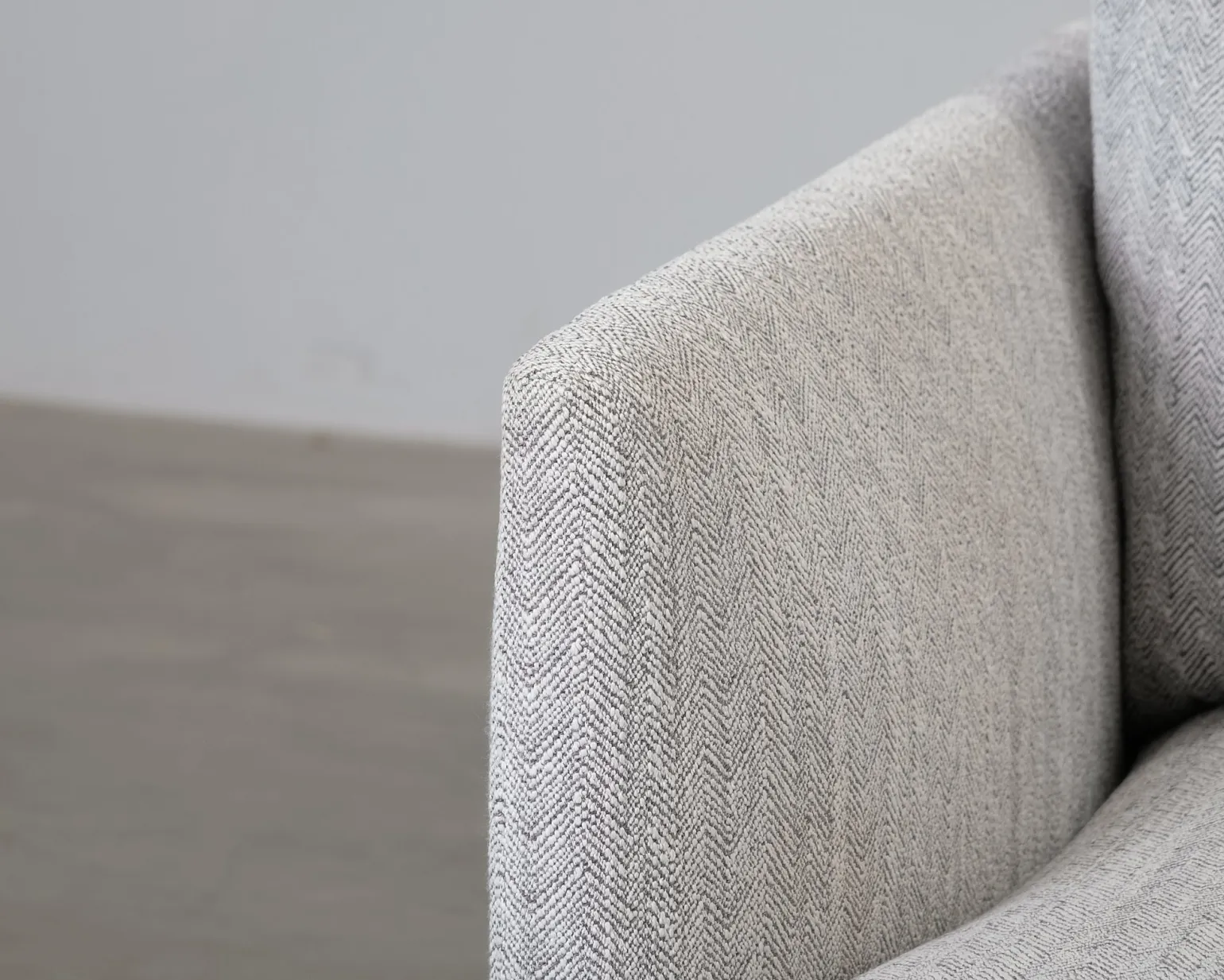Homeline 4-sits soffa med fotpall grå