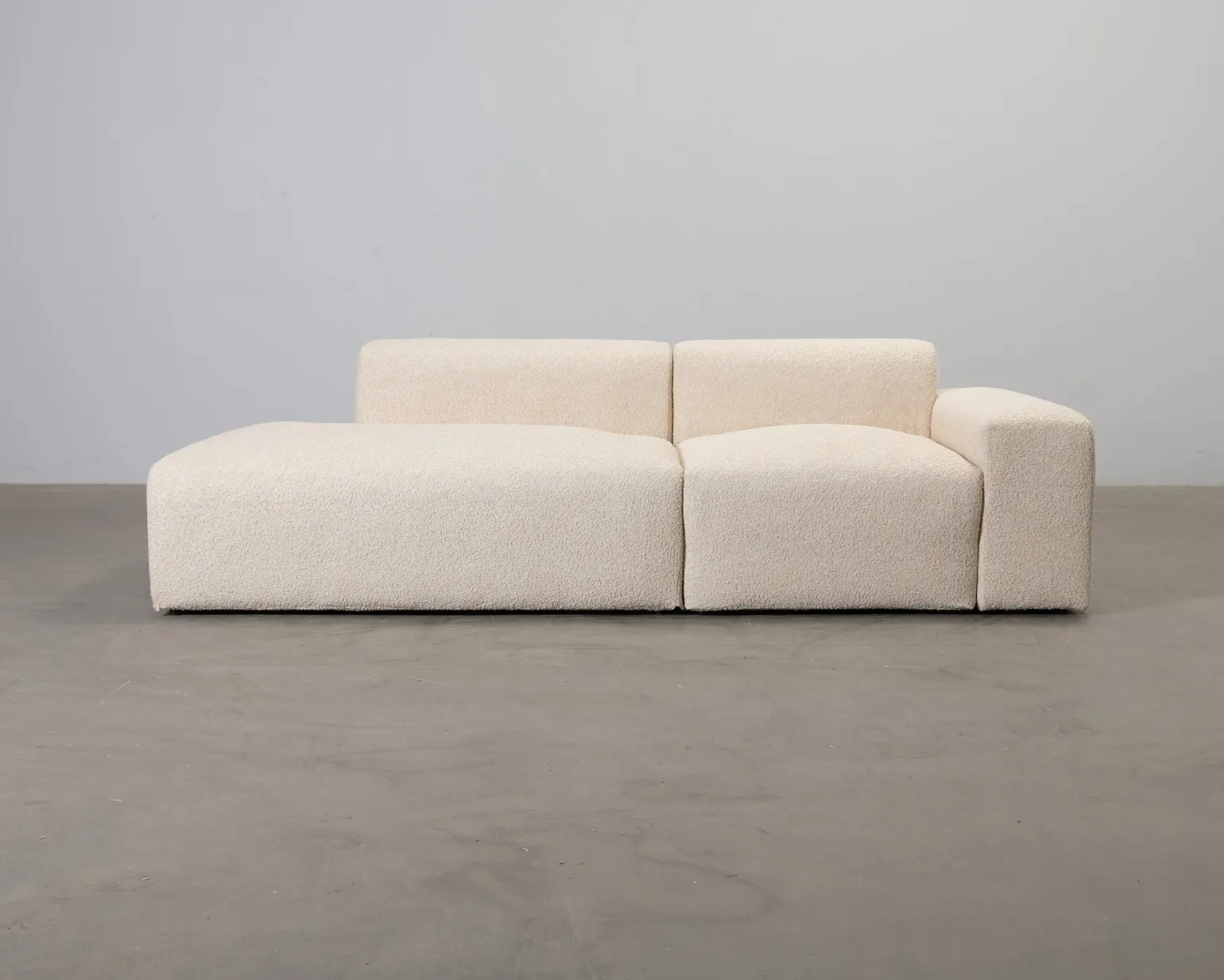 ikimakee Kamu 3-sits soffa med öppet avslut beige