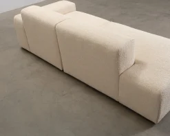 ikimakee Kamu 3-sits soffa med öppet avslut beige