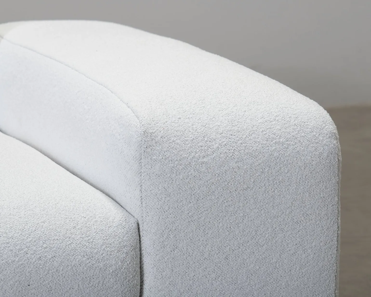 ikimakee Kamu 3-sits soffa med öppet avslut vit