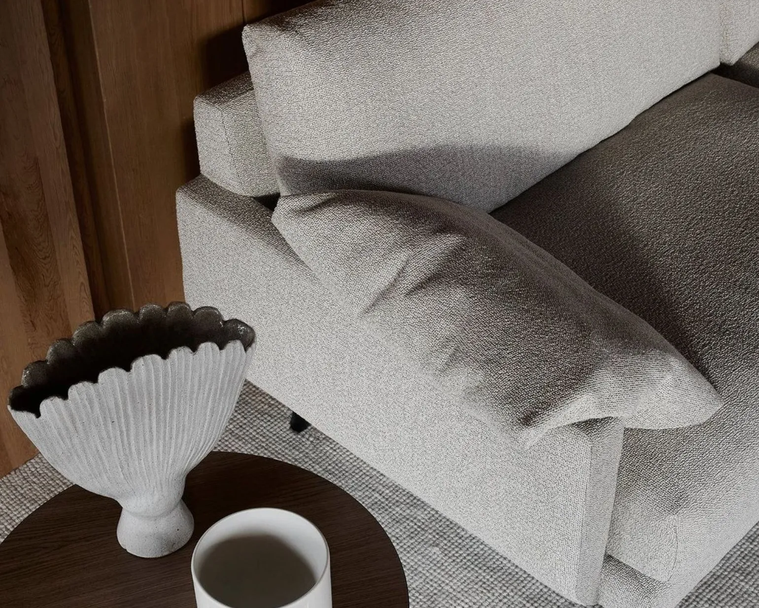 Interface Bebé 3-sits divansoffa Lauritzon Bond 10 beige