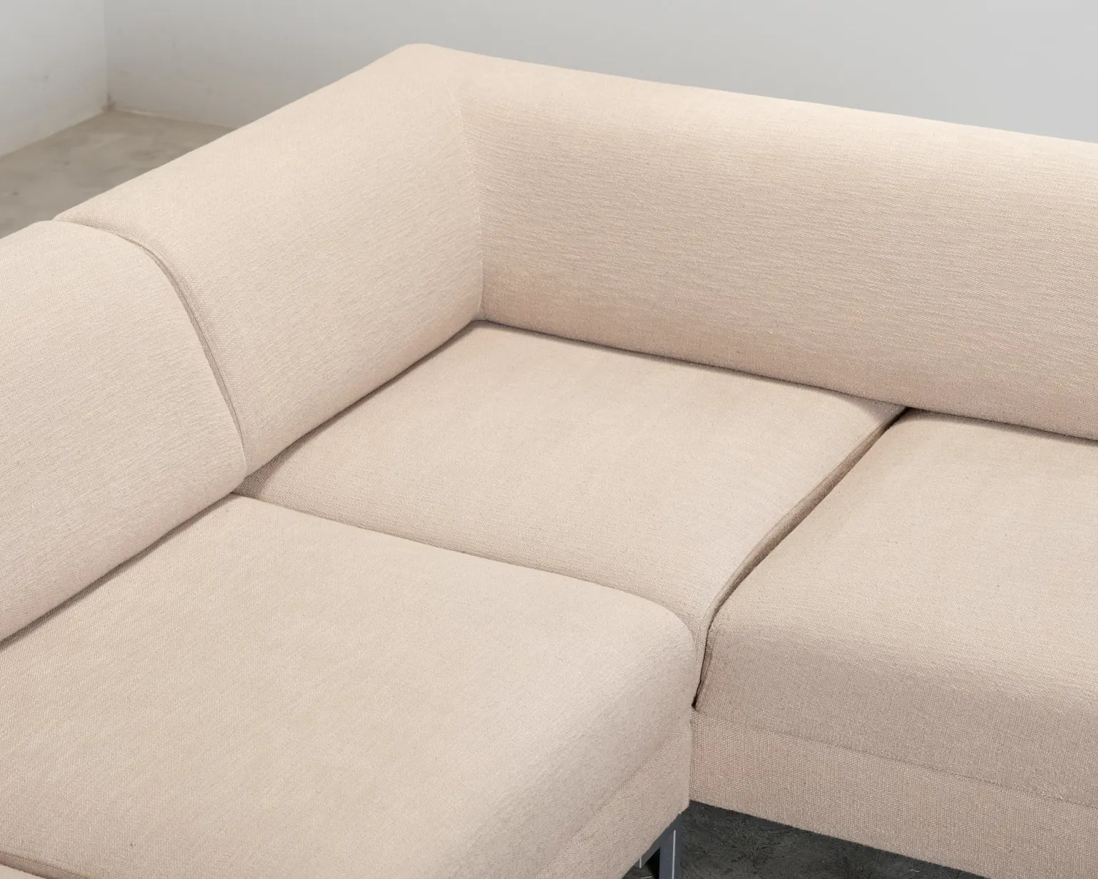 Interface 4-sits hörnsoffa beige