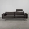 Ire Möbel Altero A 3-sits soffa brungrå