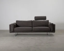 Ire Möbel Altero A 3-sits soffa brungrå