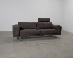 Ire Möbel Altero A 3-sits soffa brungrå