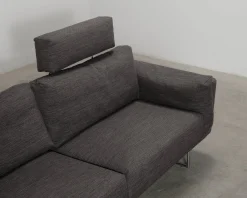 Ire Möbel Altero A 3-sits soffa brungrå