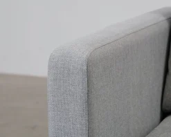 Iris 2,5-sits soffa med fotpall grå