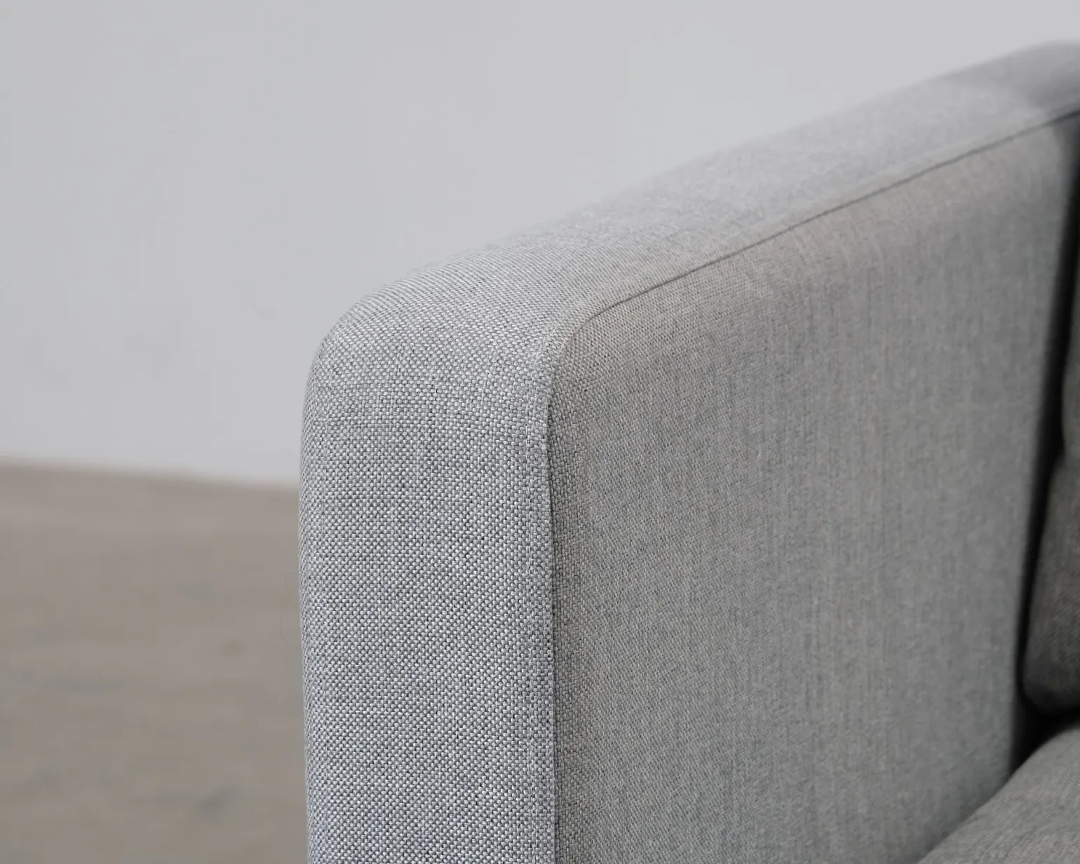 Iris 2,5-sits soffa med fotpall grå