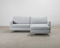 Isku 2,5-sits soffa med fotpall grå