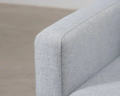 Isku 2,5-sits soffa med fotpall grå