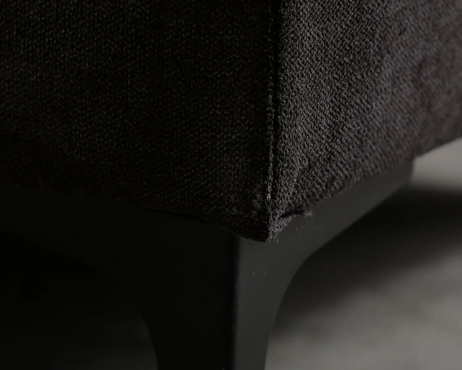 Johana 3-sits soffa svart