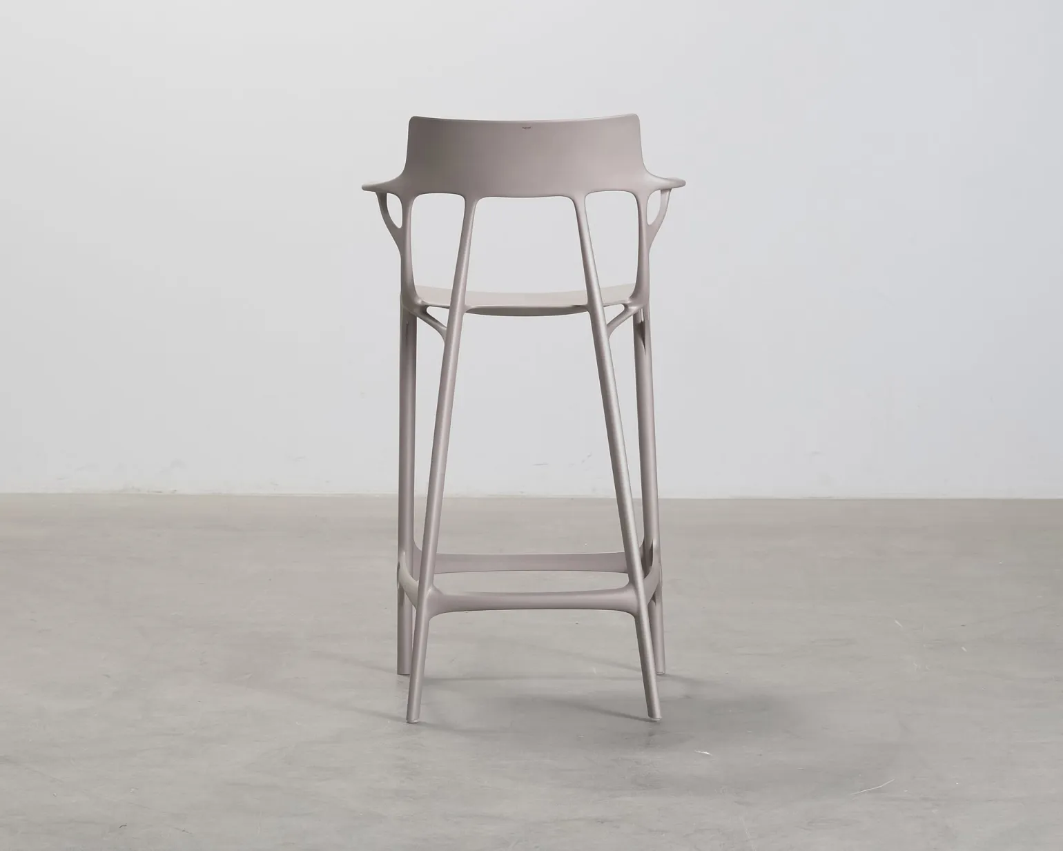 Kartell A.I. Recycled barstol grå