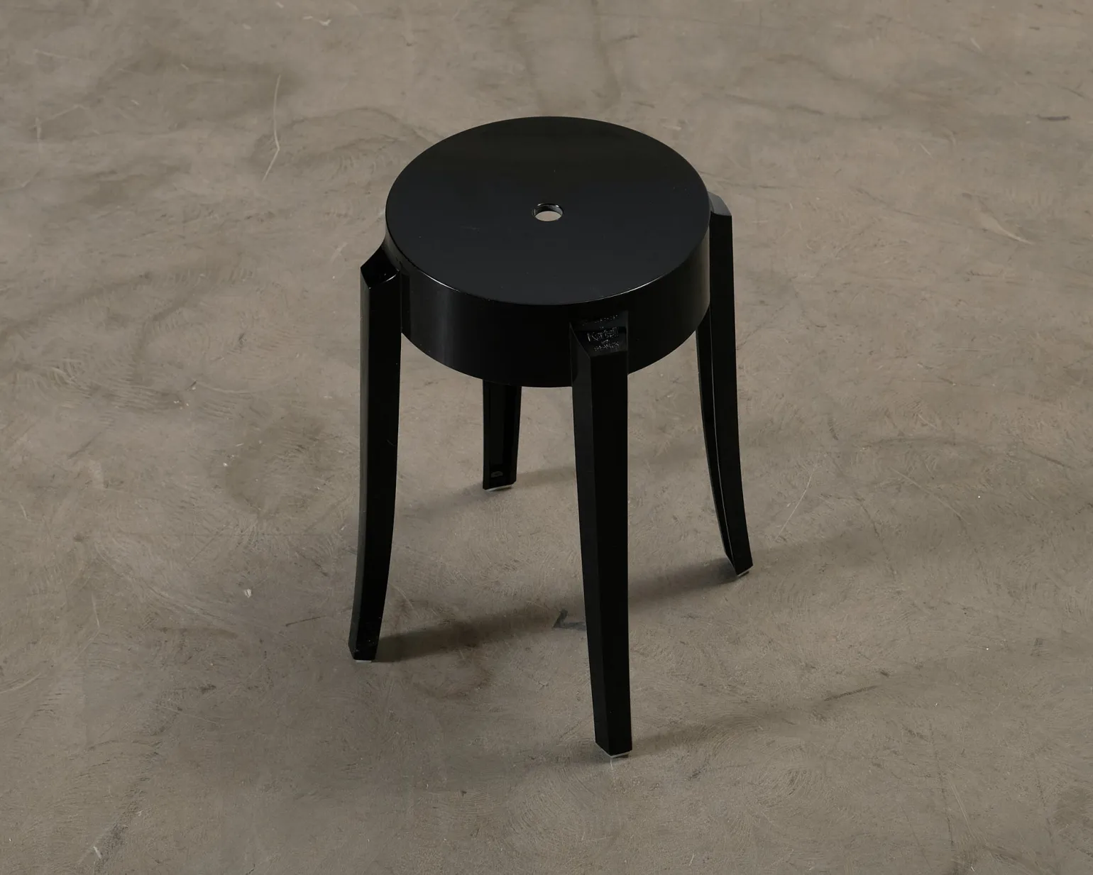 Kartell Charles Ghost stol svart