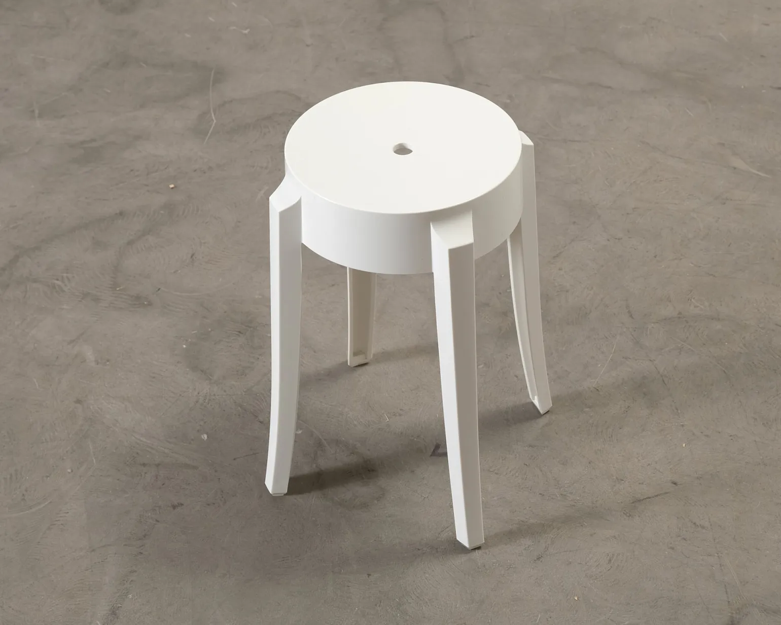 Kartell Charles Ghost stol vit