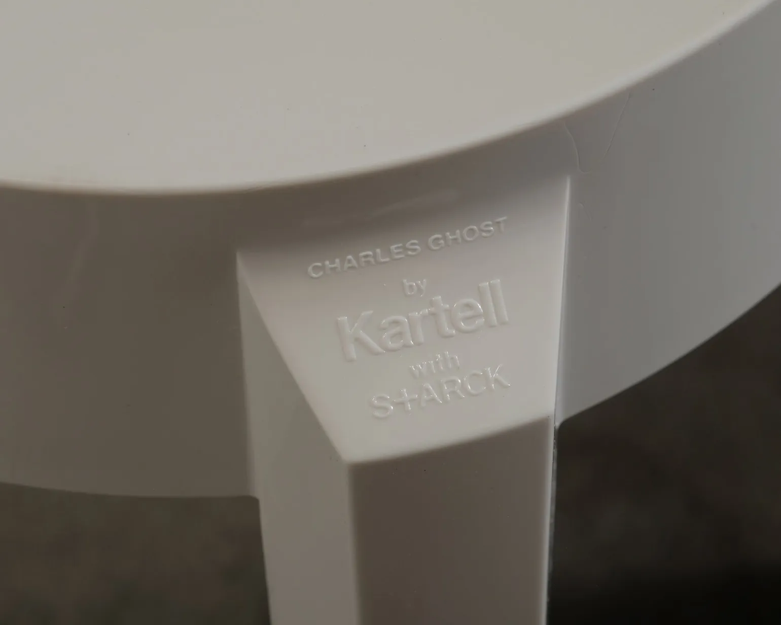 Kartell Charles Ghost stol vit