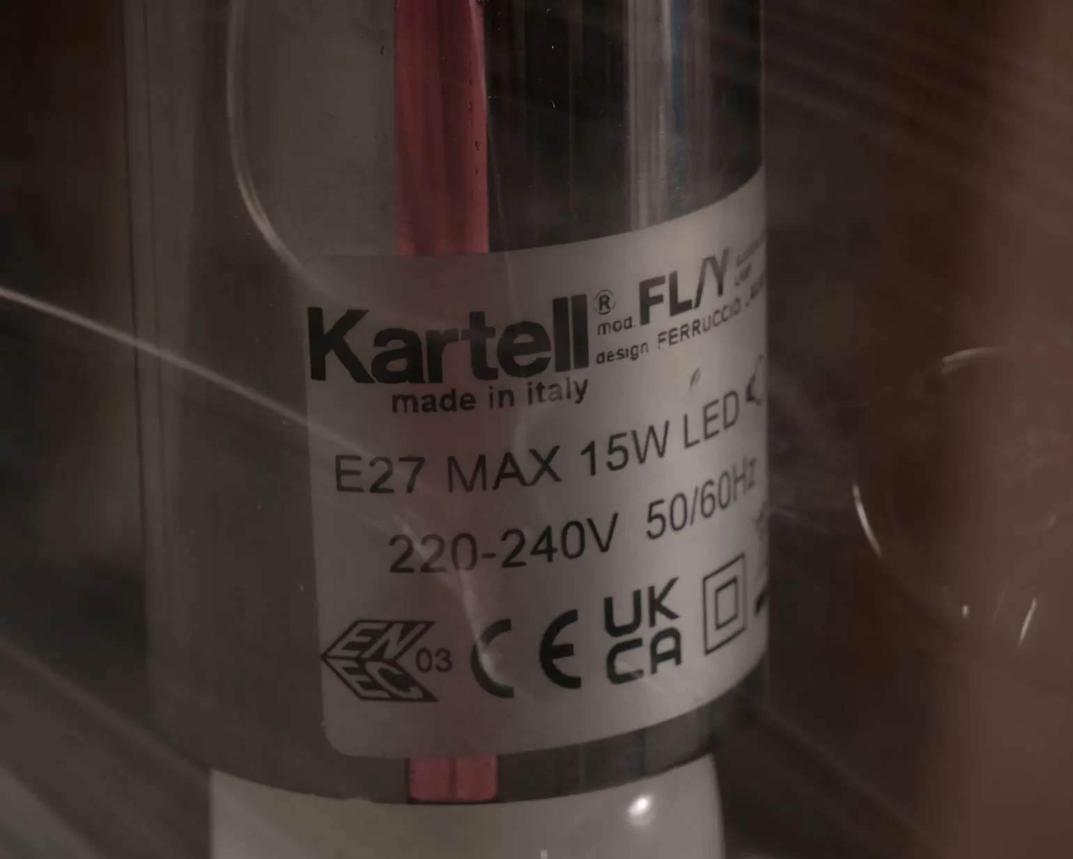 Kartell FL/Y pendellampa 52 cm Cola